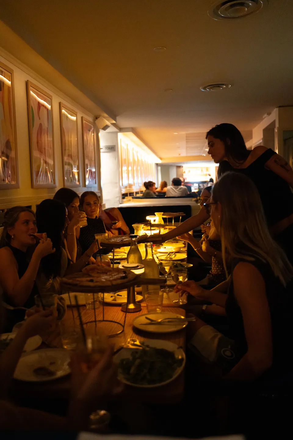 Long table dinner at Pelicano